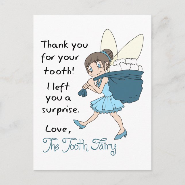 From The Tooth Fairy Postcard (Front)