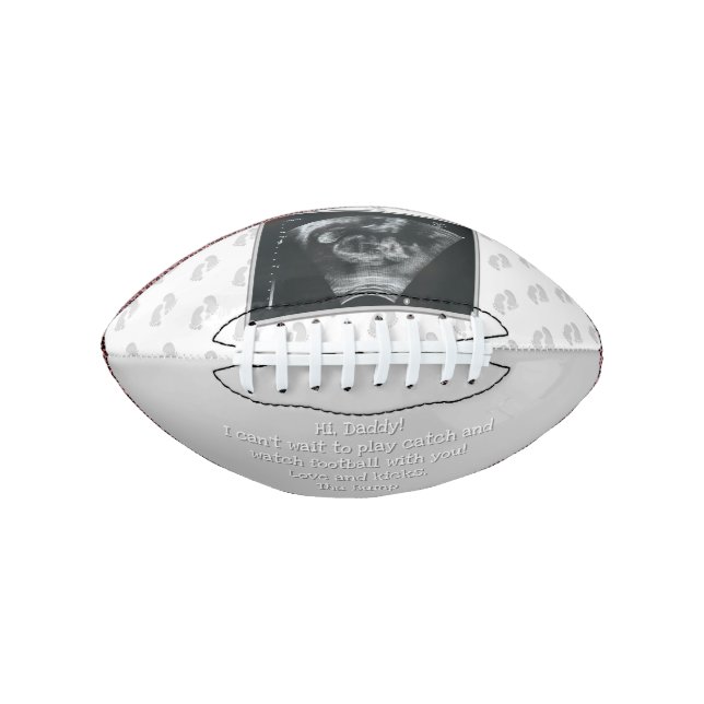 From The Unborn Baby: Cute Dad to Be Football (Front)