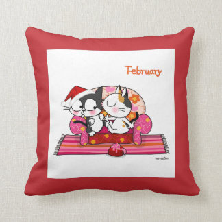 From "TomCat 365 Days I Wanted to Be Santa" Throw Pillow
