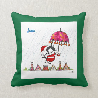 From "TomCat 365 Days I Wanted to Be Santa" Throw Pillow