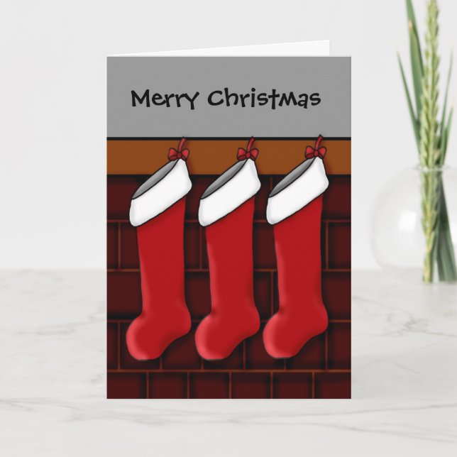 From triplet expecting parents at Christmas Holiday Card (Front)