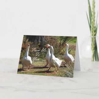 From Us To You - Coming Out Card