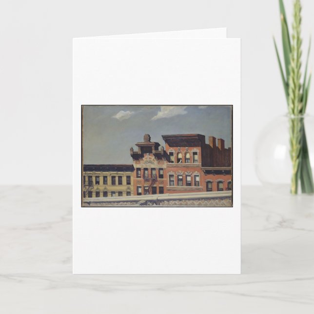 From Williamsburg Bridge - Edward Hopper Card (Front)