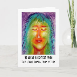 "From Within" Art & Quote Card