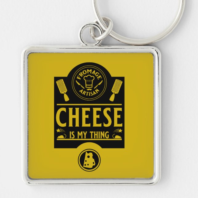 Fromage Artisan Keychain (Front)
