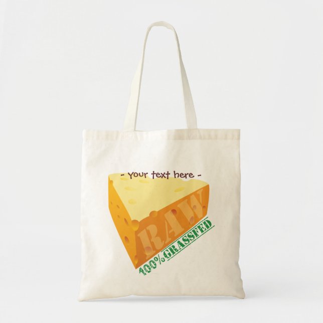Fromage cru Planète biologique Sacs en toile réuti (Devant)