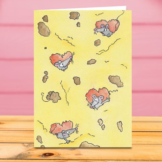 FROMAGE HEARTS carte de voeux par Nicole Janes (Créateur téléchargé)