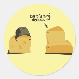 FromageATrous Classic Round Sticker