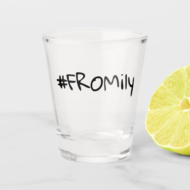 #FROMily From Fandom Korman Productions Podcast Shot Glass (Front)