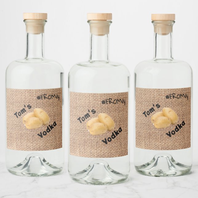 #FROMily From Fandom Korman Productions TOM  Liquor Bottle Label (Bottles)