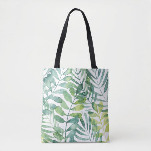 Frond Waltz - Palm Frond Leaves Tote Bag