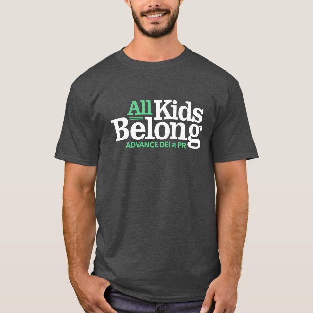 Front-and-Back Charcoal Grey T-shirt (Front)