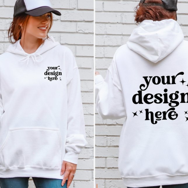 Front and Back Design Custom Logo Personalized  Hoodie (Creator Uploaded)