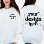 Front and Back Design Custom Logo Personalized  Sweatshirt<br><div class="desc">Showcase your brand or team with our Front and Back Design Custom Logo Personalized Sweatshirt, perfect for highlighting your unique identity. Whether it’s a company logo, team emblem, or personal design, this sweatshirt is the ideal way to make a statement while staying comfortable and stylish. Its classic crewneck design offers...</div>