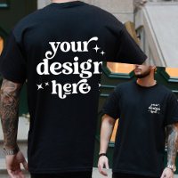 Front and Back Design Custom Logo Personalized 