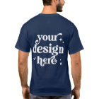 Front and Back Design Custom Logo Personalized