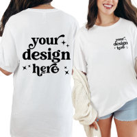 Front and Back Design Custom Logo Personalized 