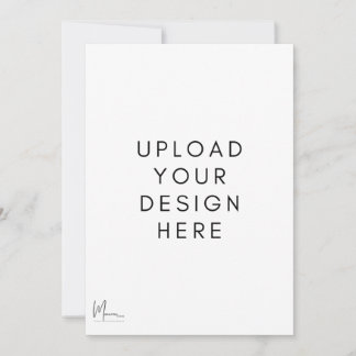 Front and Back Invitation Card