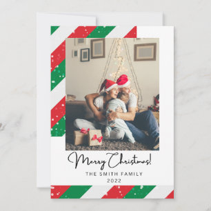 Front and Back Photo Christmas Card