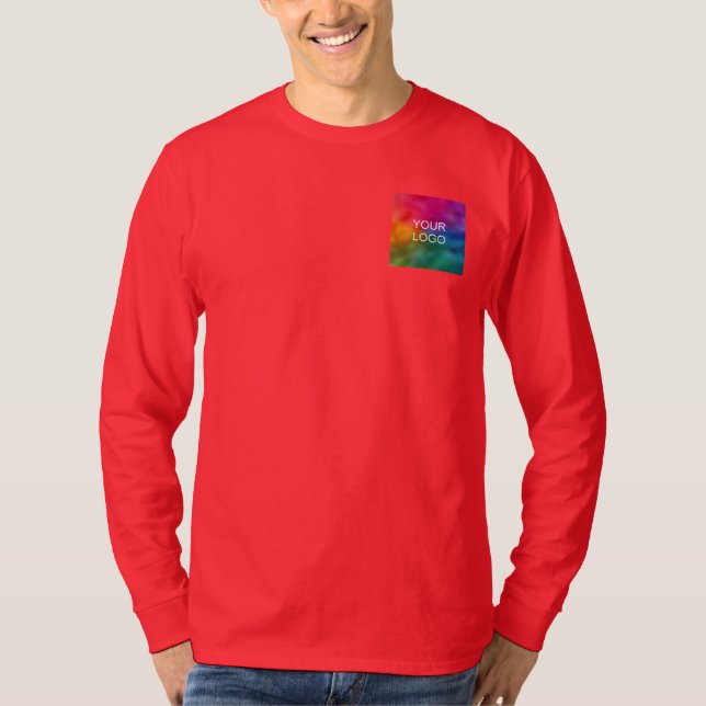 Front And Back Print Upload Add Image Logo Men's T-Shirt (Front)