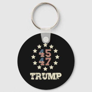 (front And Byck) You Missed Trump 2024 Us American Keychain