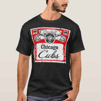 FRONT BACK print Vintage Cubs Beer T-Shirt