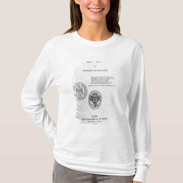 Front Cover, First Edition of 'Les Fleurs du T-Shirt (Front)