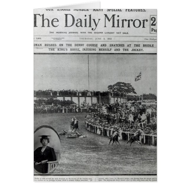 Front cover of 'The Daily Mirror' (Front)