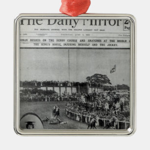 Front cover of 'The Daily Mirror' Metal Ornament