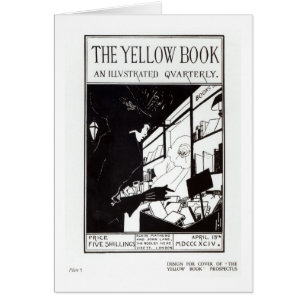 Front cover of the prospectus for 'The Yellow Book