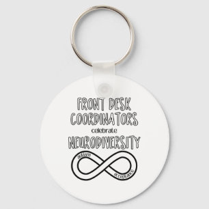 Front Desk Celebrates Neurodiversity Acceptance Au Keychain