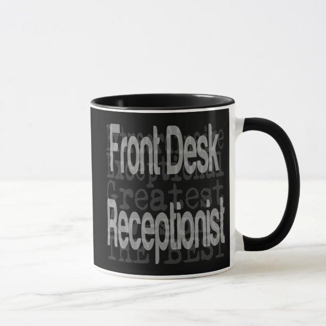 Front Desk Receptionist Extraordinaire Mug (Right)