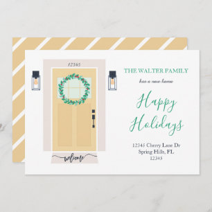 Front Door Moving Announcement Yellow