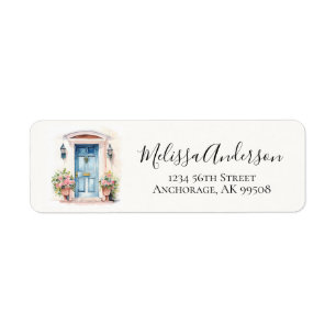 Front Door Promotional Realty Address Labe