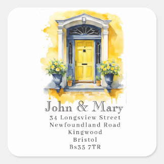 Front Door Return Address Sticker | Custom
