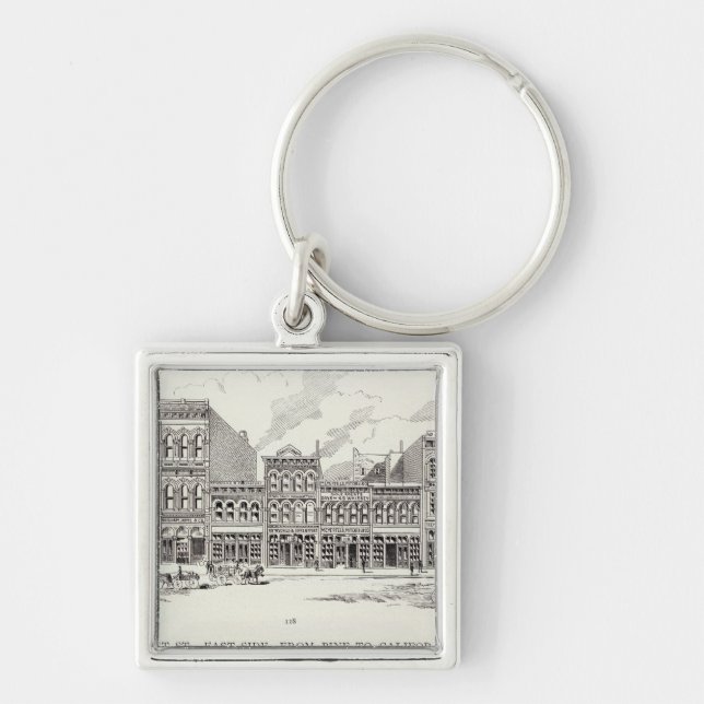 Front East side Pine and California Keychain (Front)