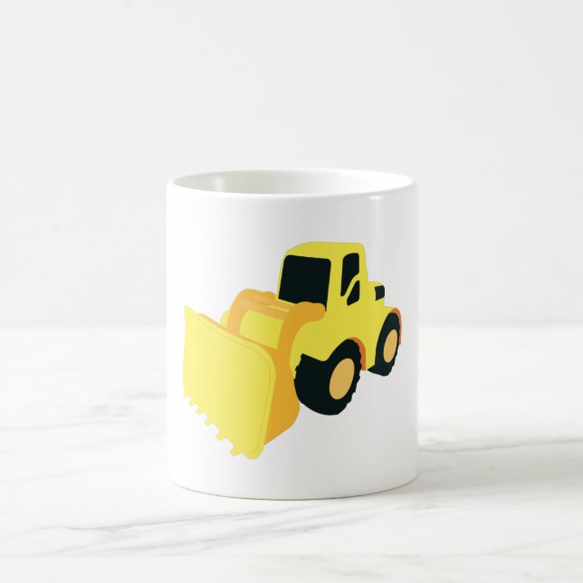 Front End Loader Construction Truck Coffee Mug (Center)
