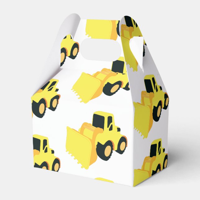 Front End Loader Construction Truck Favor Box (Front Side)