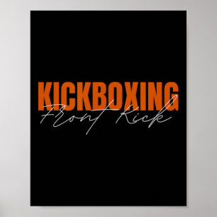Front Kick Kickboxing Poster
