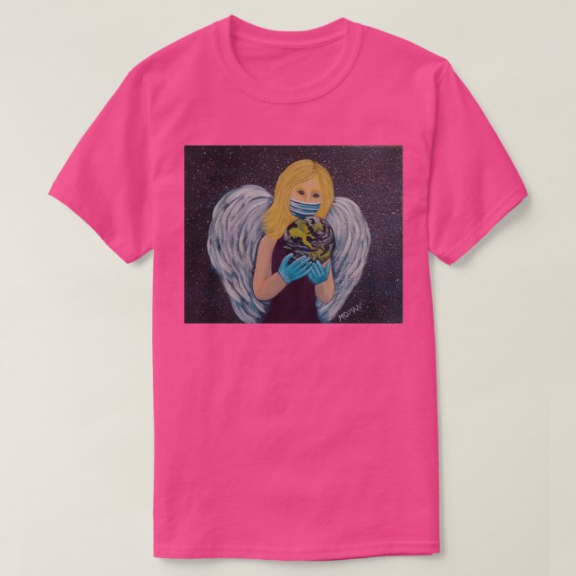 Front Line Angel T-Shirt (Design Front)