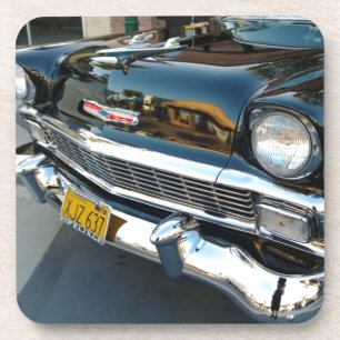 Front of a Classic 1956 Chevy Bel Air Hot Rod Coaster