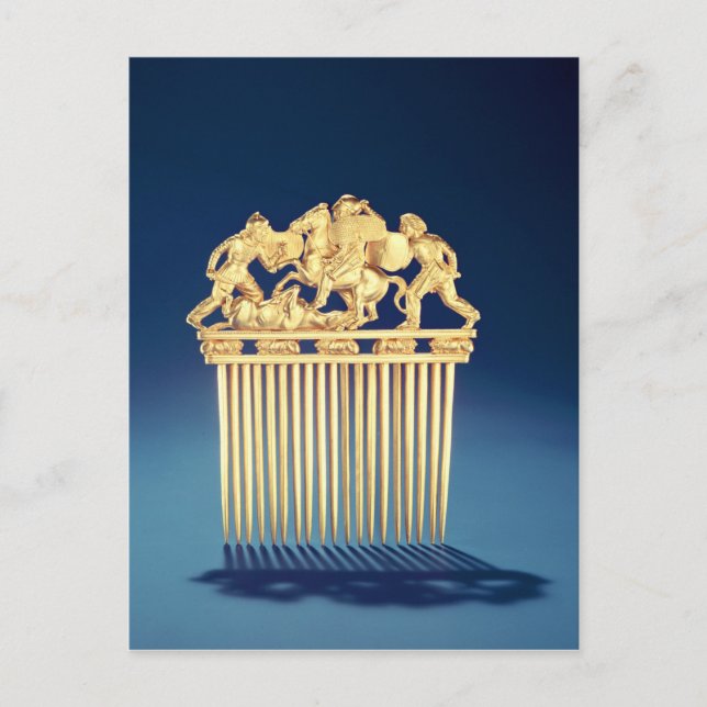 Front of a Scythian comb Postcard (Front)