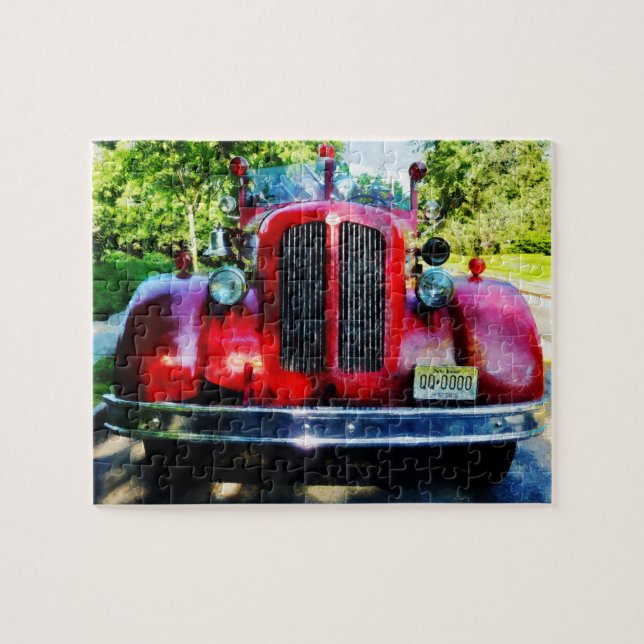 Front of Old Fire Engine Jigsaw Puzzle (Horizontal)