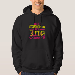 Front Office Desk Admin School Secretary School Re Hoodie