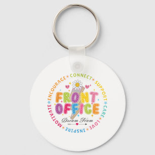 Front Office Dream Team Spirit Squad Back To Schoo Keychain