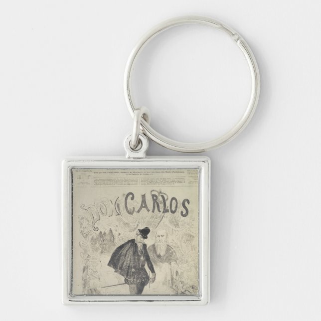 Front page of 'Le Journal Amusant' Keychain (Front)
