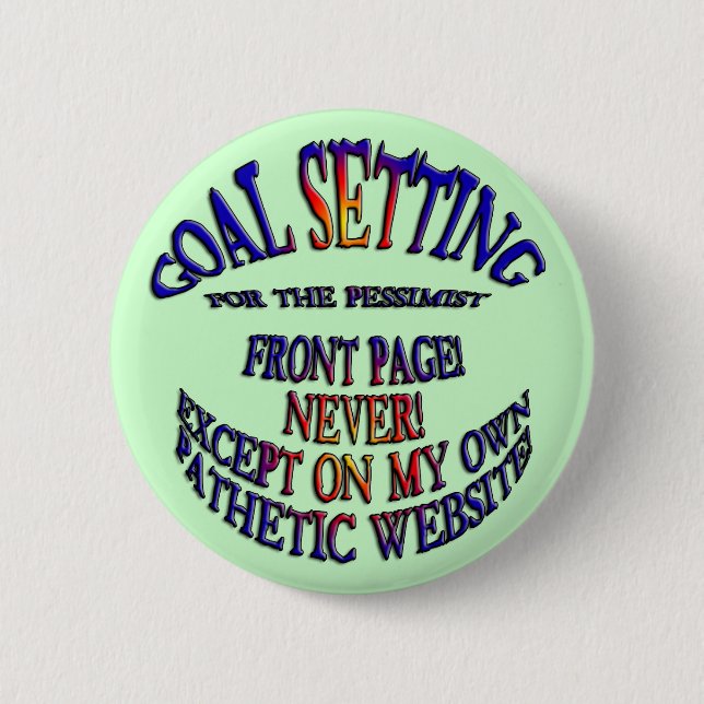 Front Page Online Never 2 Inch Round Button (Front)