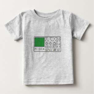 Front Panel Generic Oscilloscope Diagram Voltag Baby T-Shirt
