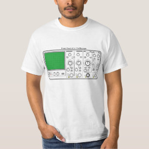Front Panel of an Oscilloscope Voltage Tester T-Shirt
