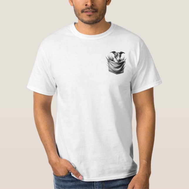 Front Pocket Whippet T-Shirt (Front)